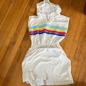 Cozy rainbow swim cover up by gap size 10